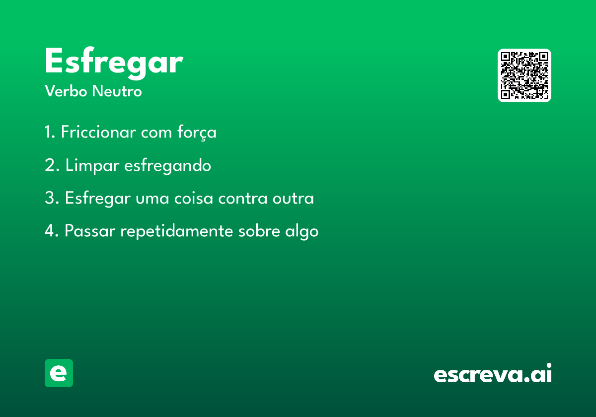 esfregar