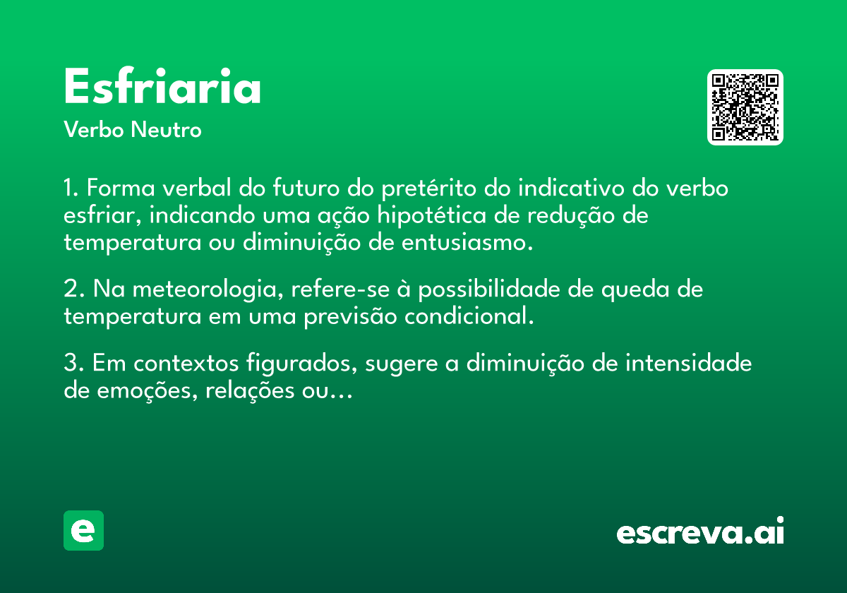 esfriaria