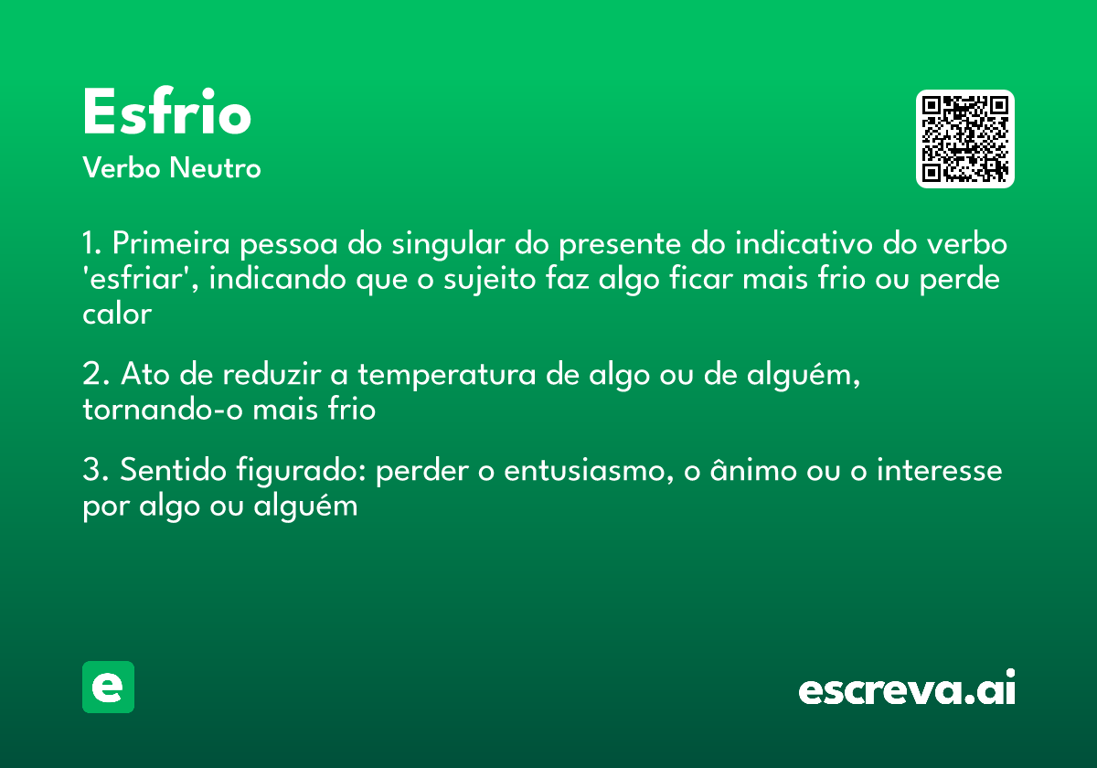 esfrio