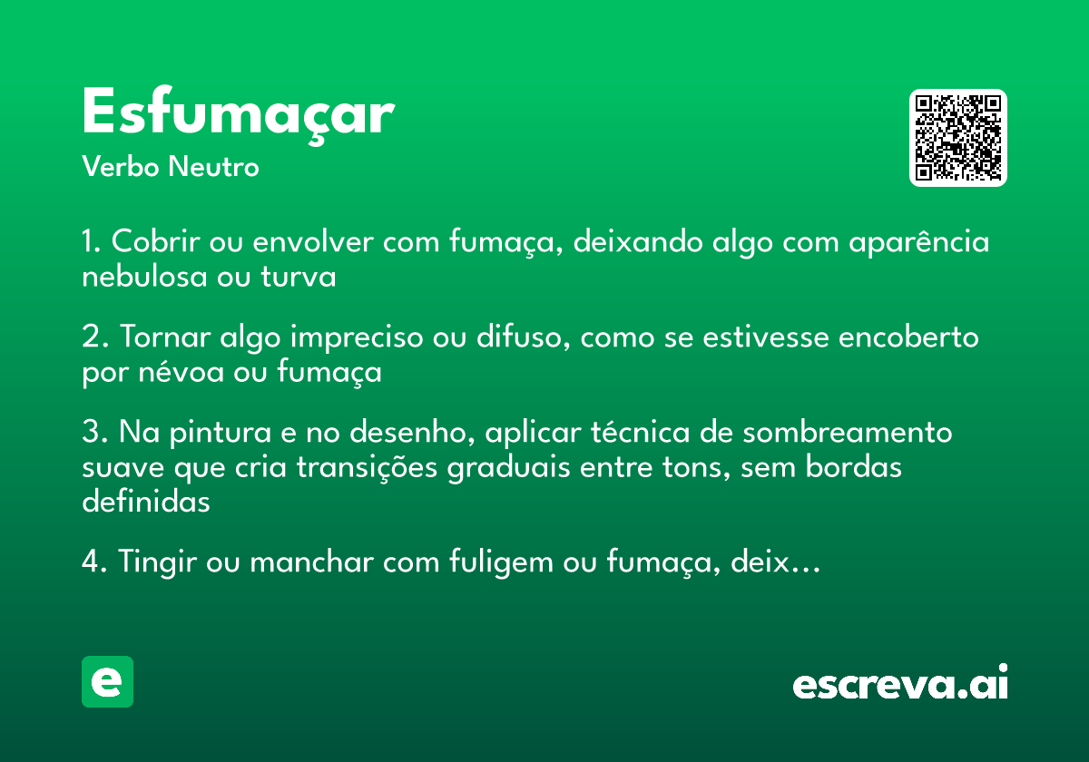 esfumaçar