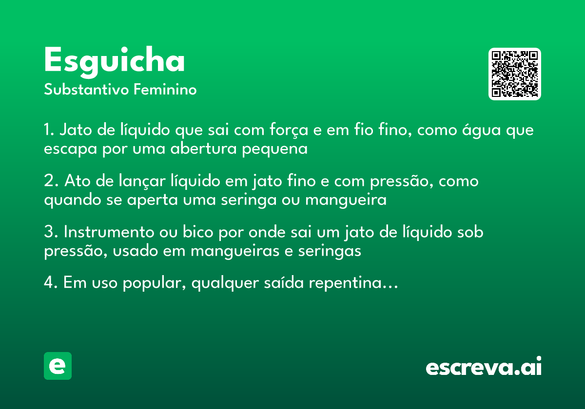 esguicha