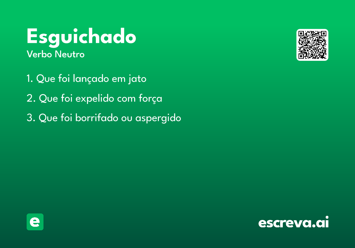 esguichado