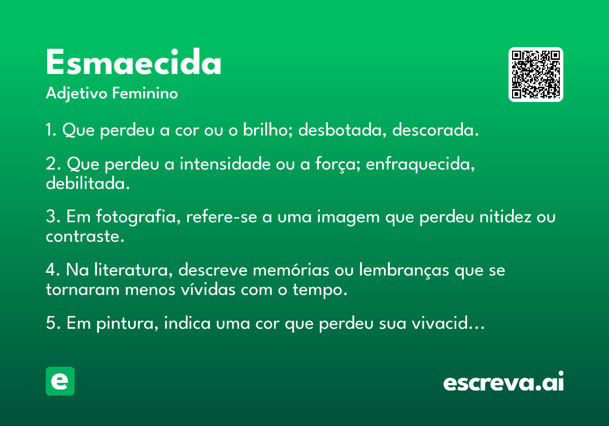 esmaecida