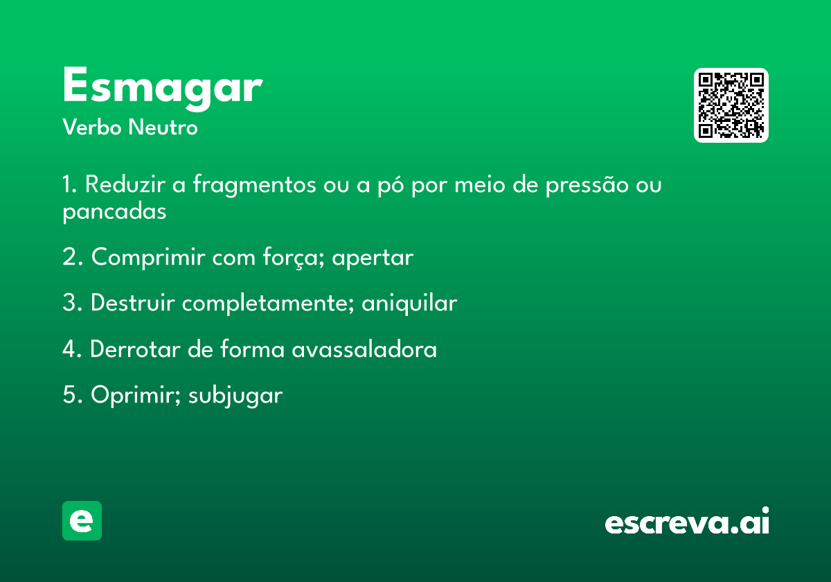 esmagar