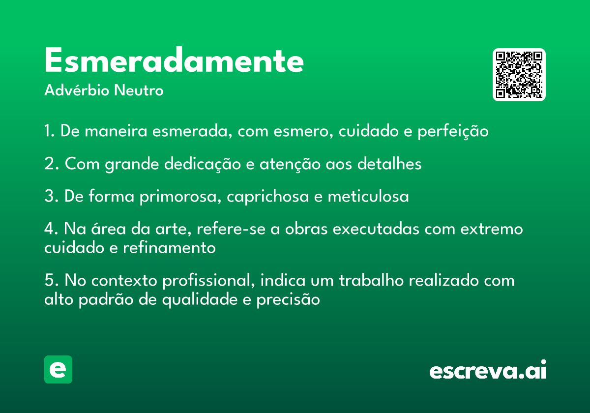 esmeradamente