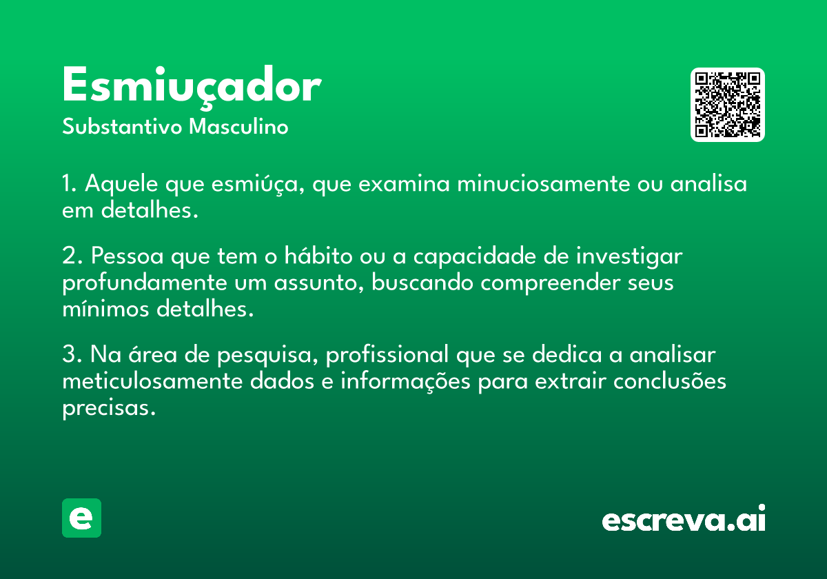 esmiuçador