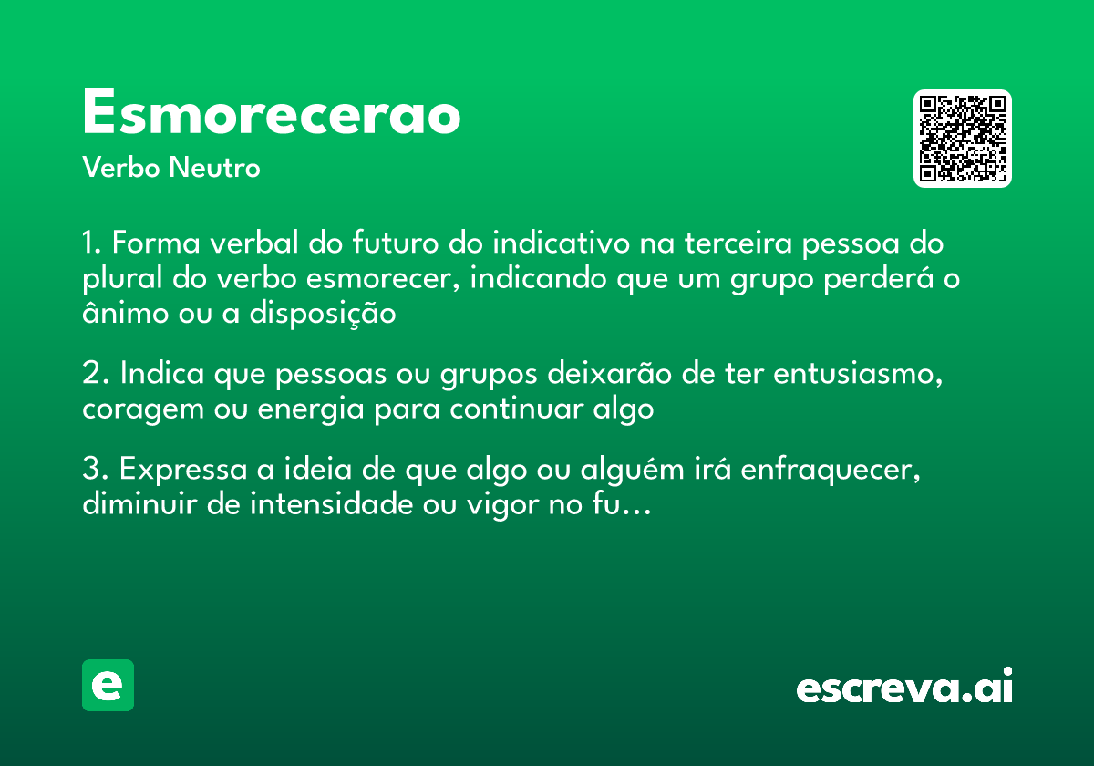esmorecerao