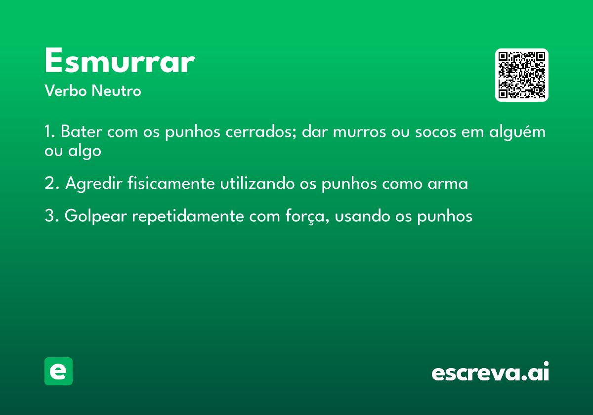 esmurrar
