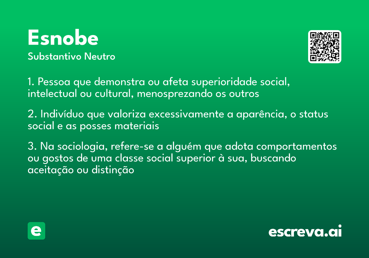esnobe