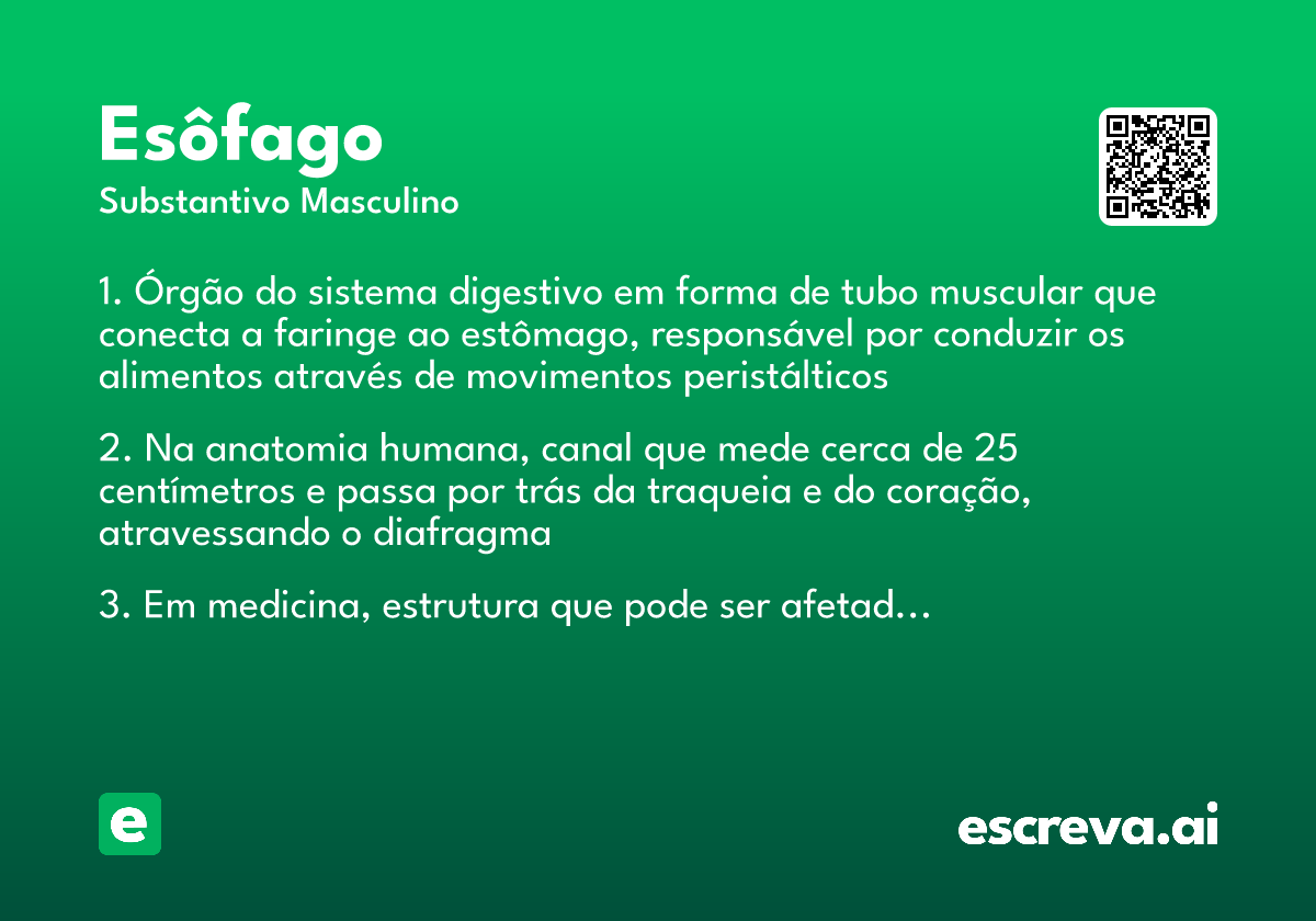 esôfago