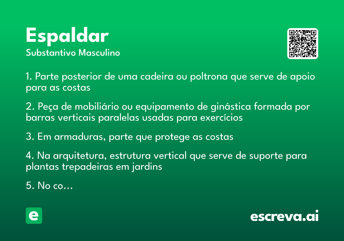 espaldar