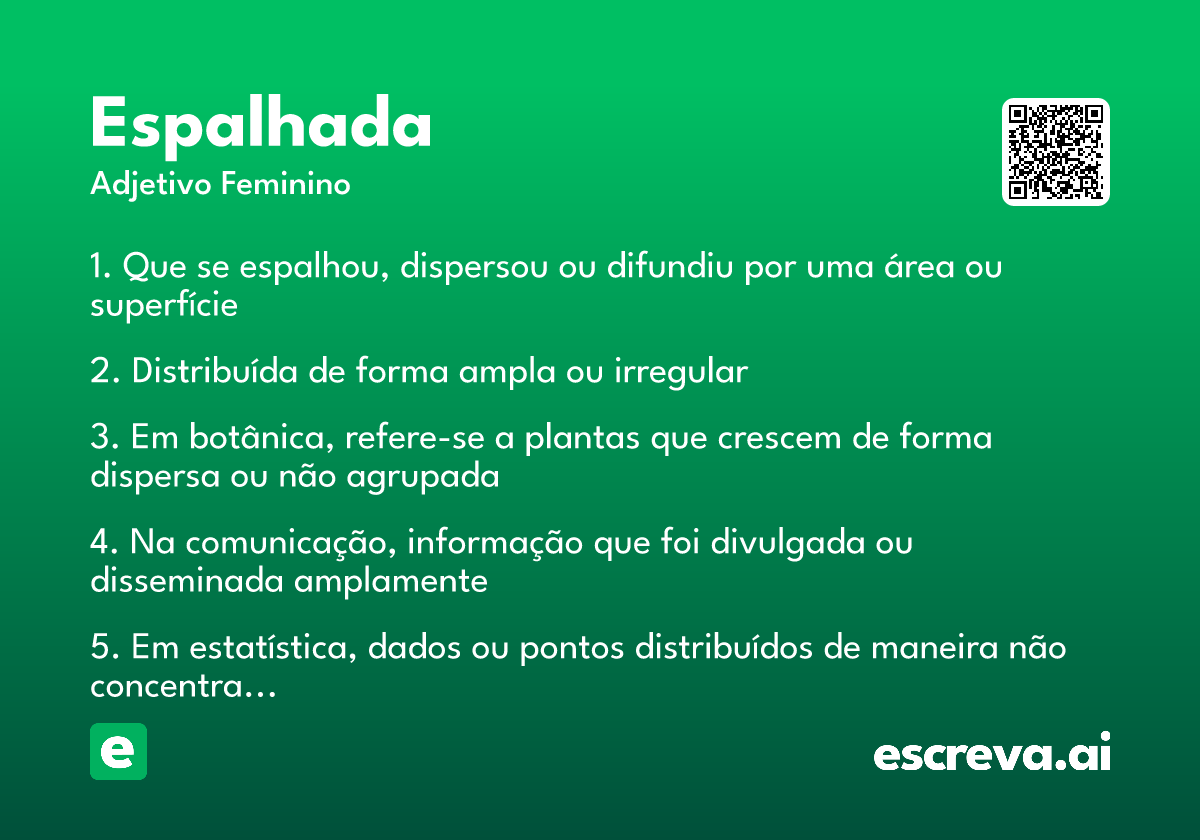 espalhada