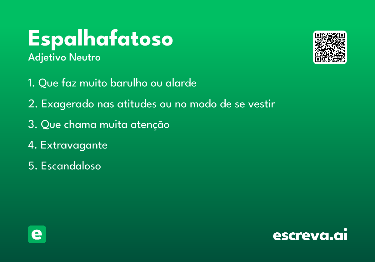 espalhafatoso