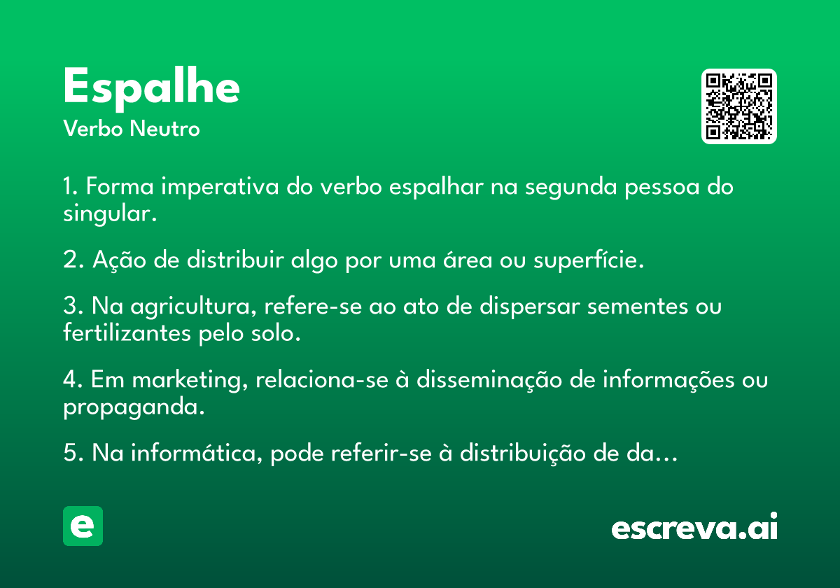 espalhe