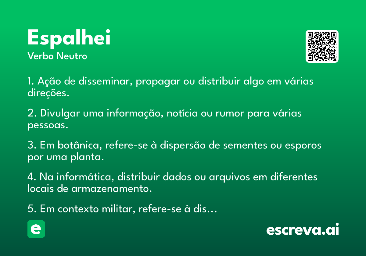 espalhei