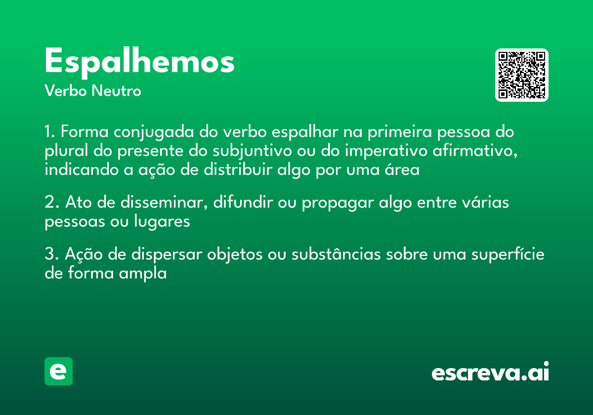 espalhemos
