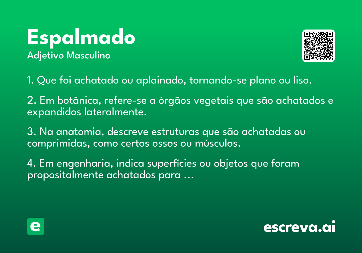 espalmado