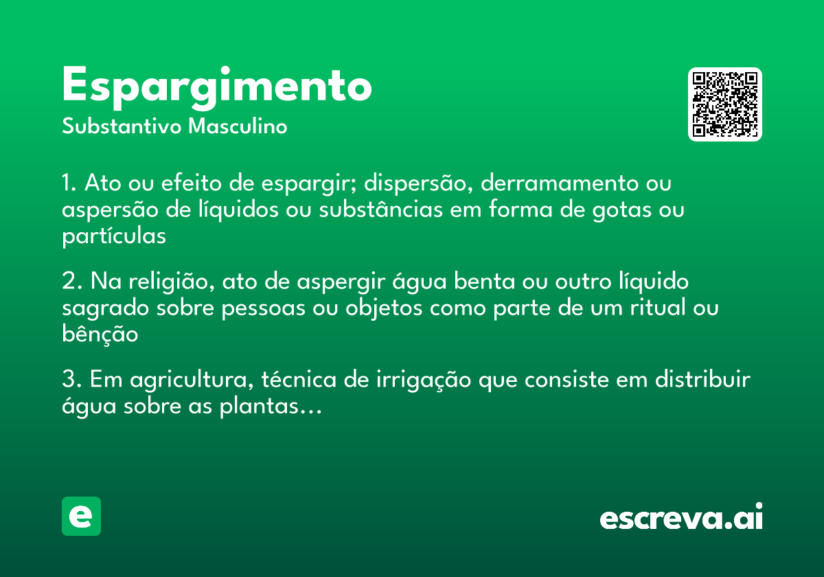 espargimento