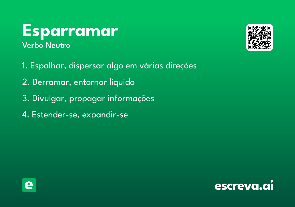 esparramar