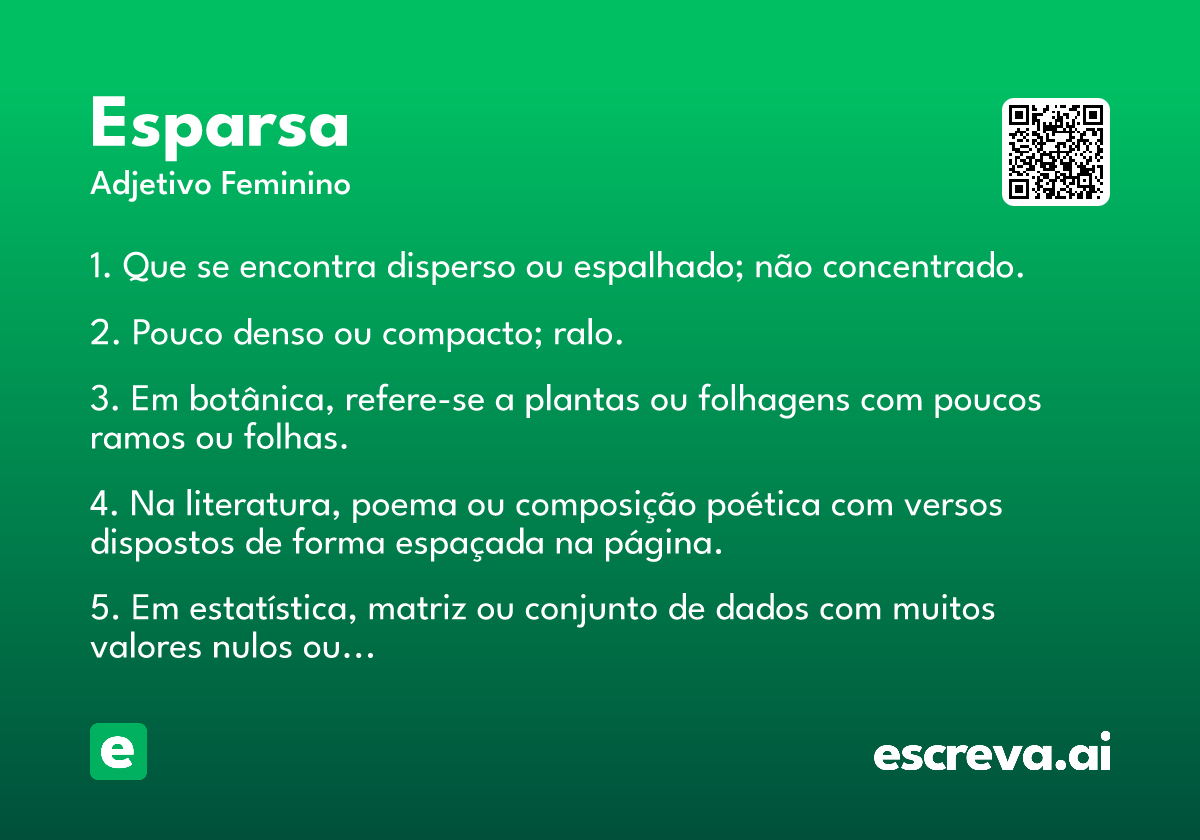 esparsa