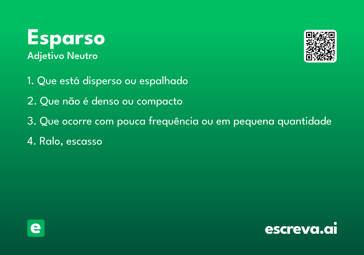 esparso