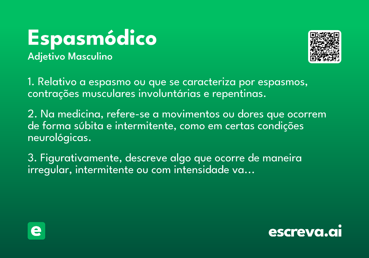 espasmódico