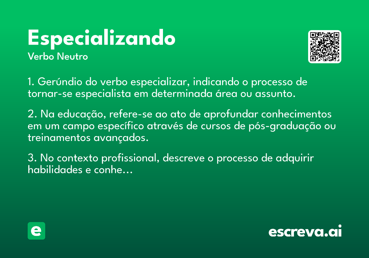 especializando