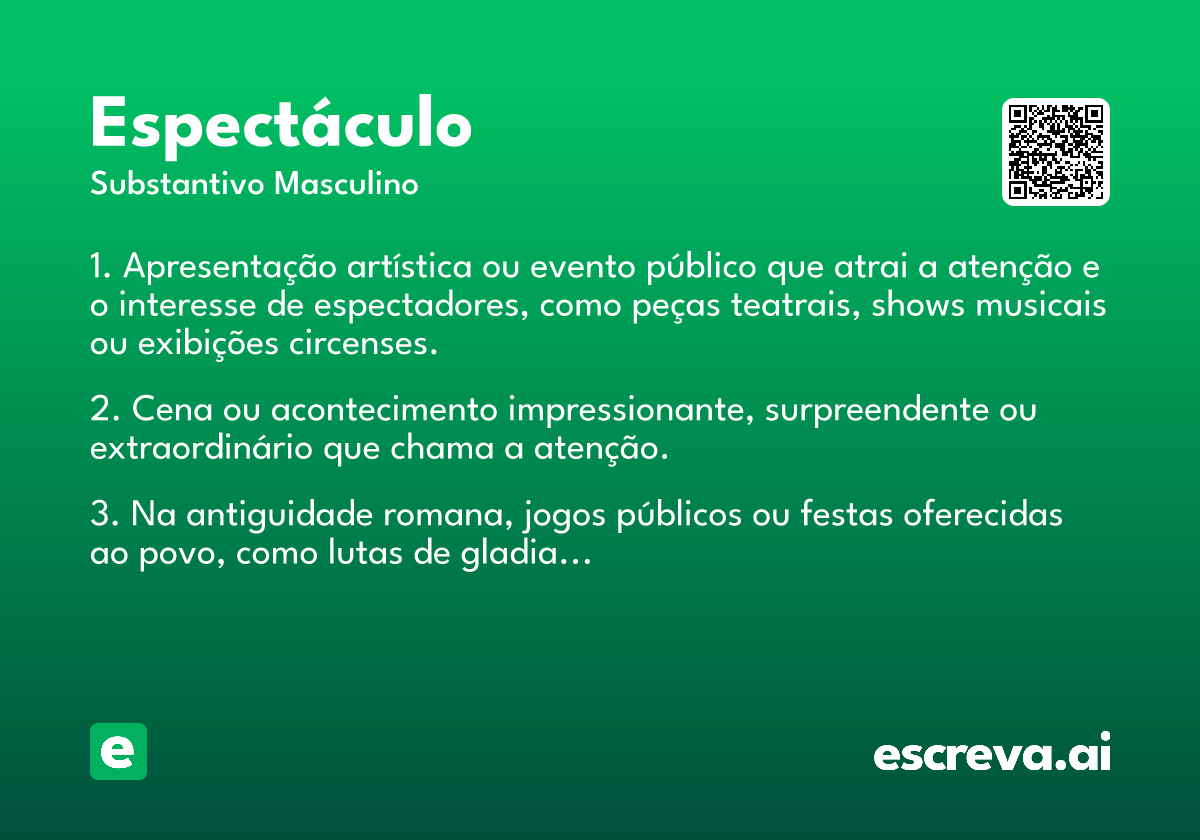 espectáculo