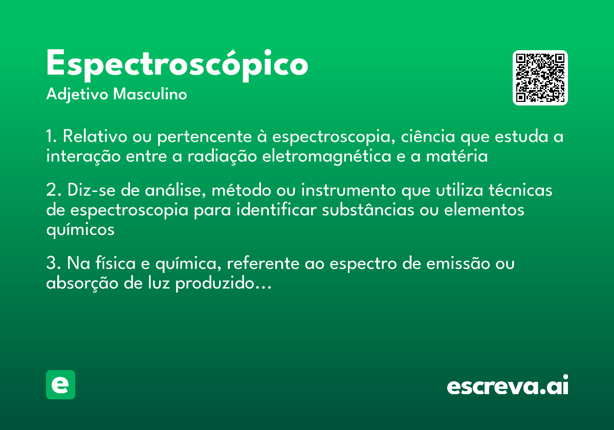 espectroscópico