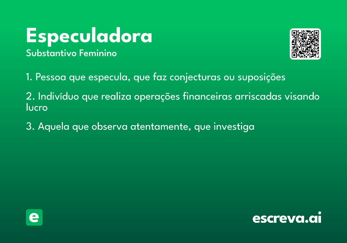 especuladora