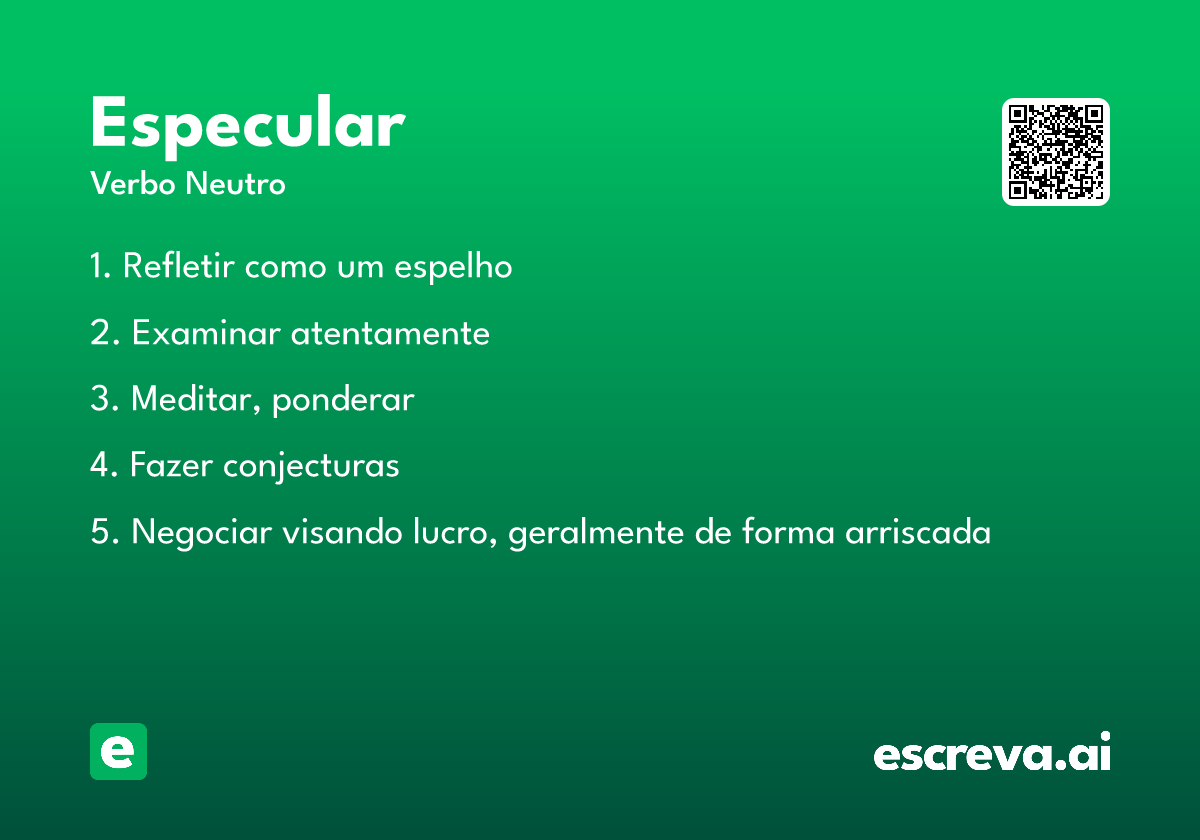 especular