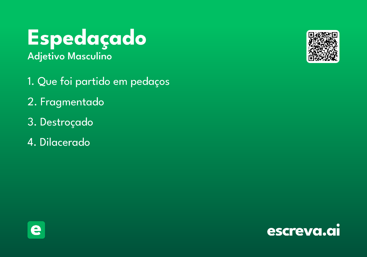 espedaçado