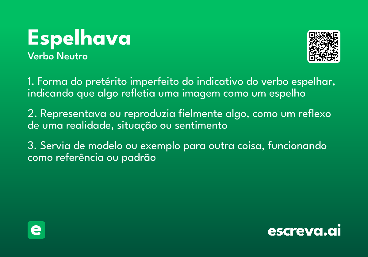 espelhava