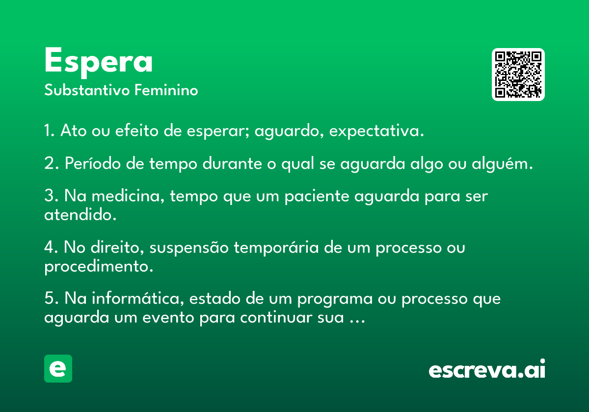 espera