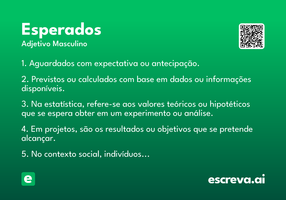 esperados