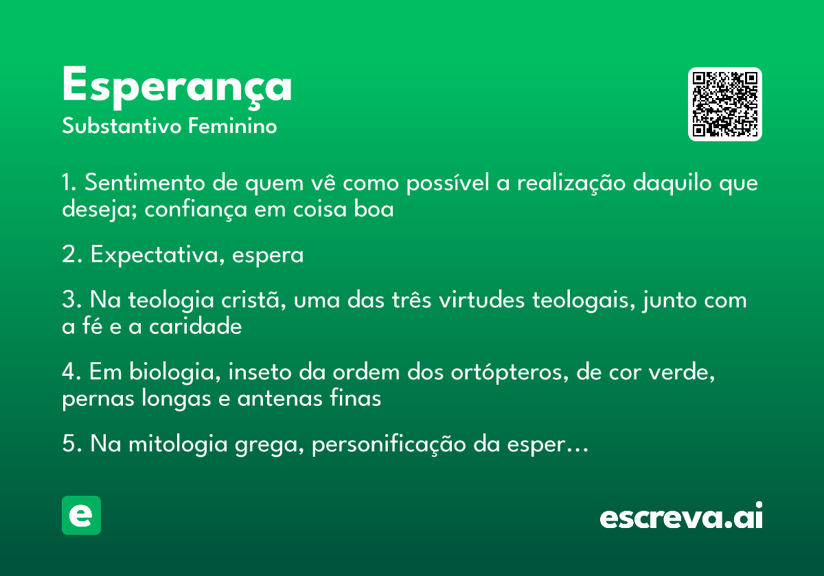 esperança