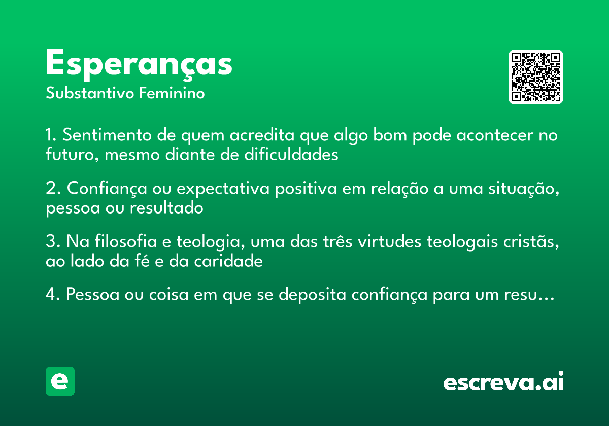 esperanças