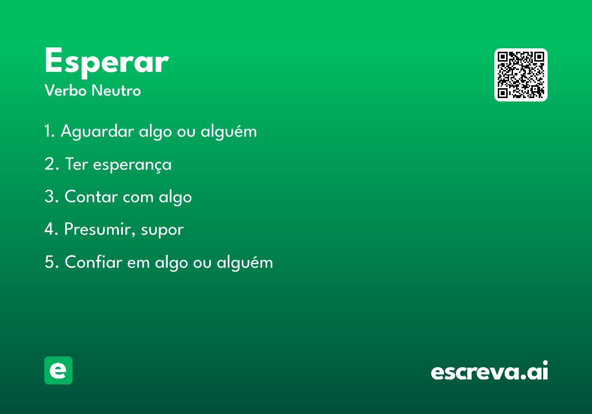 esperar