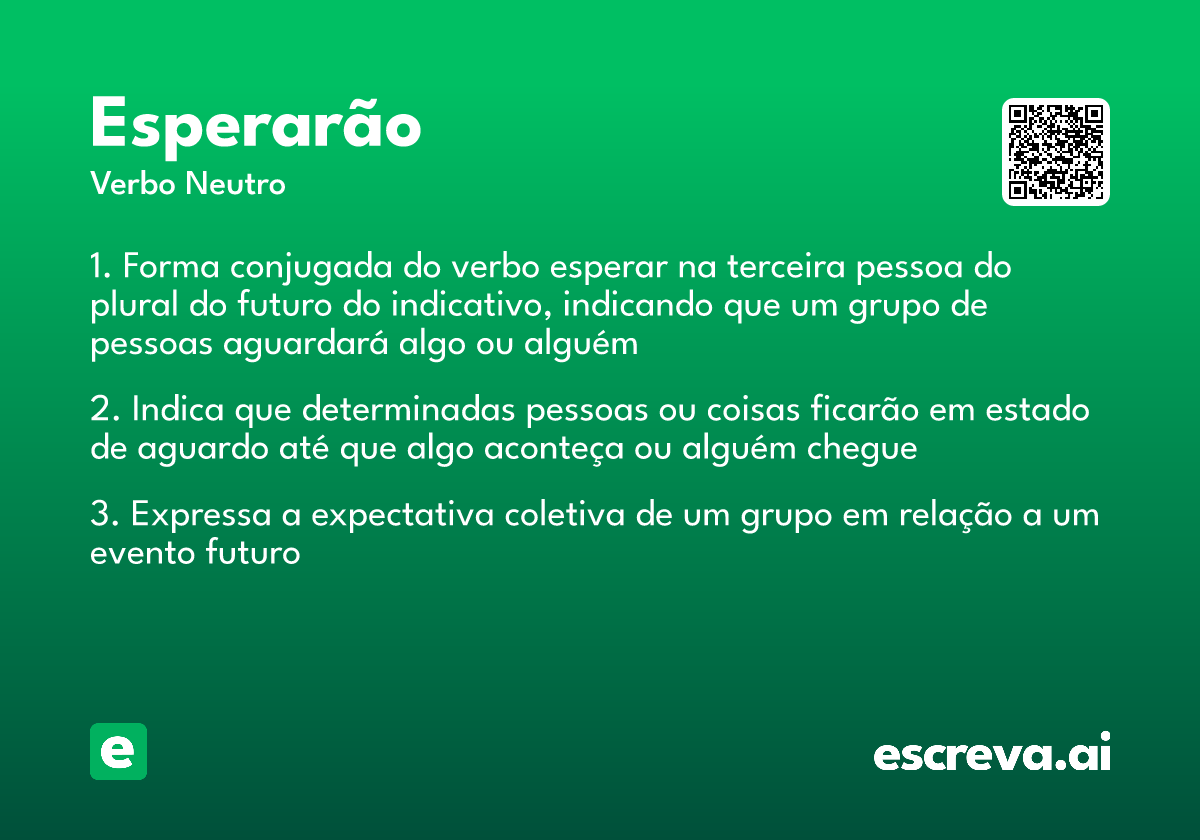 esperarão