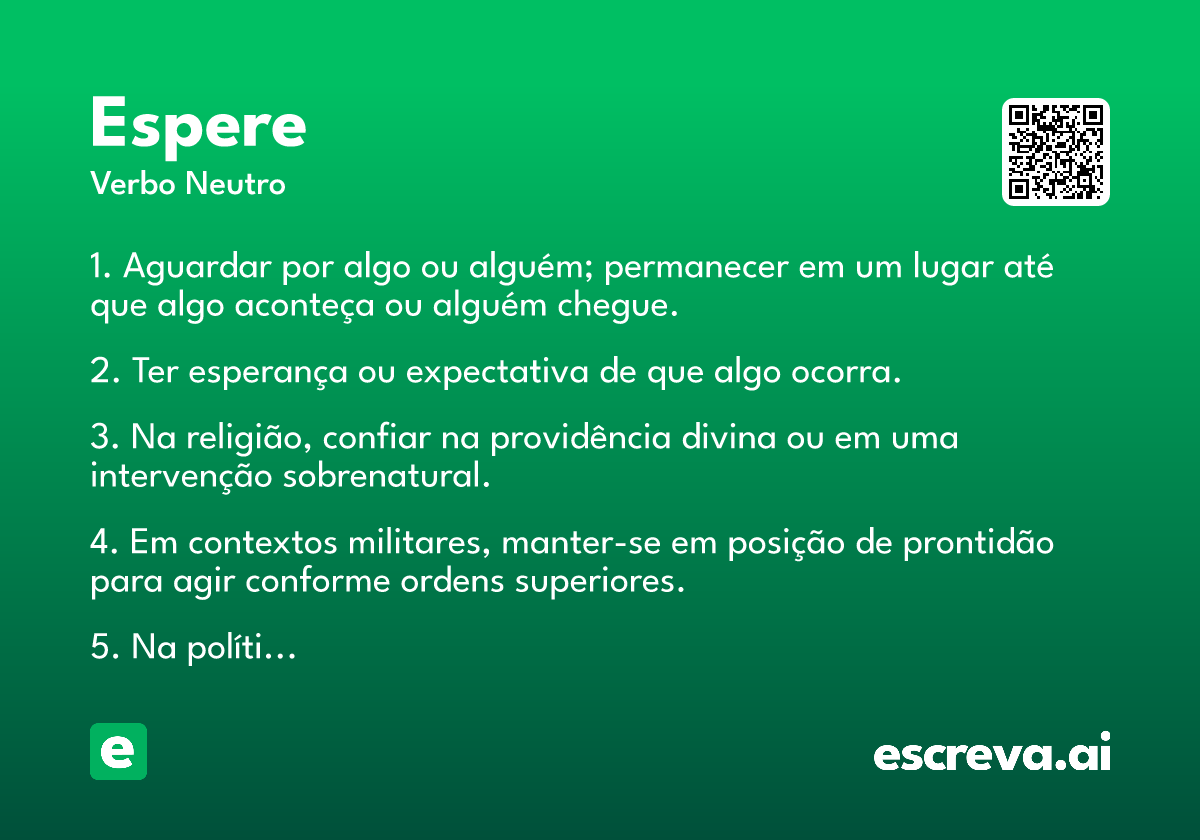 espere