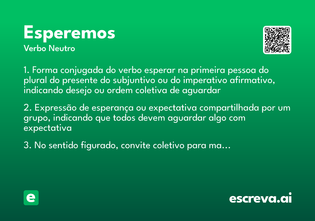 esperemos