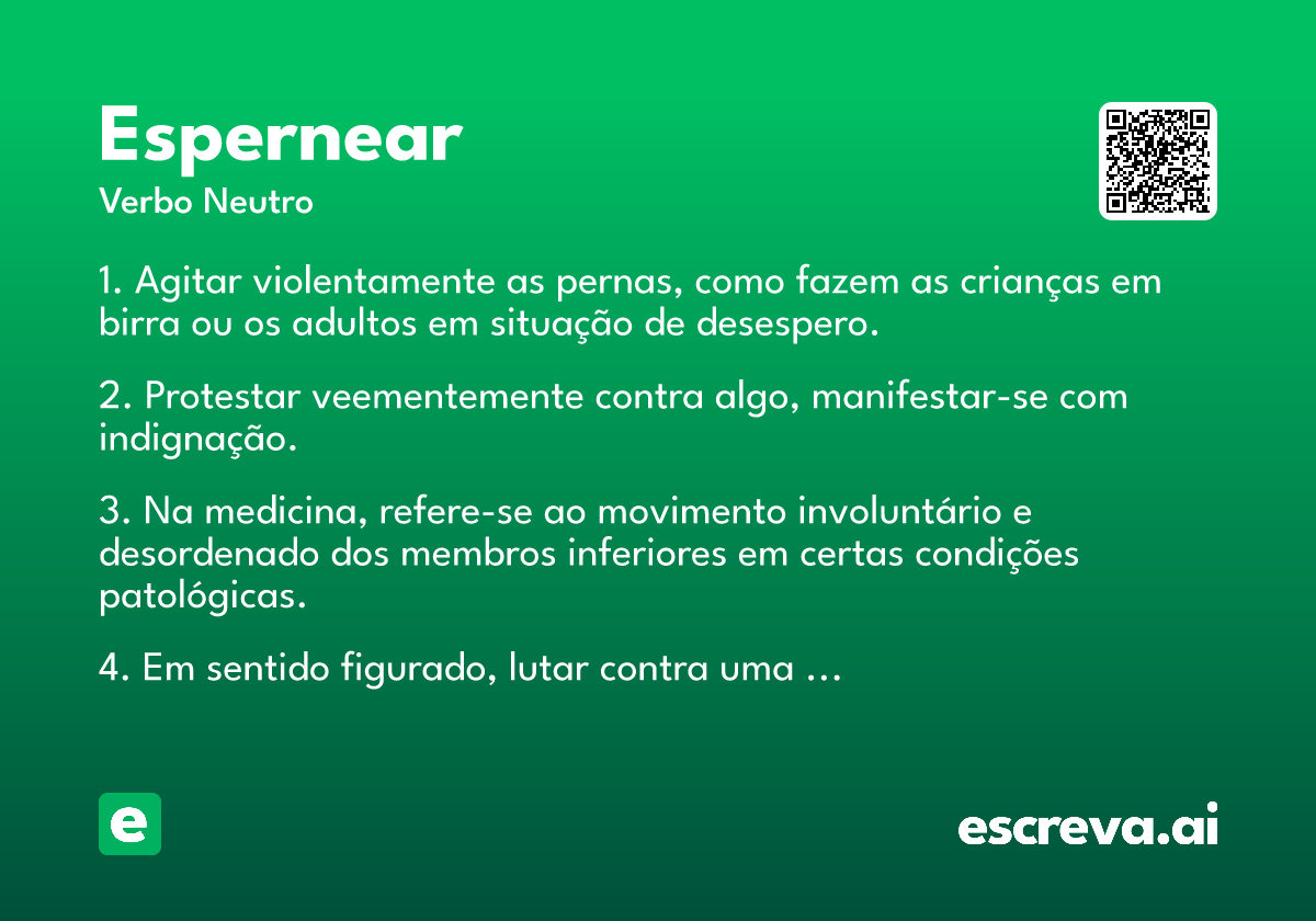 espernear
