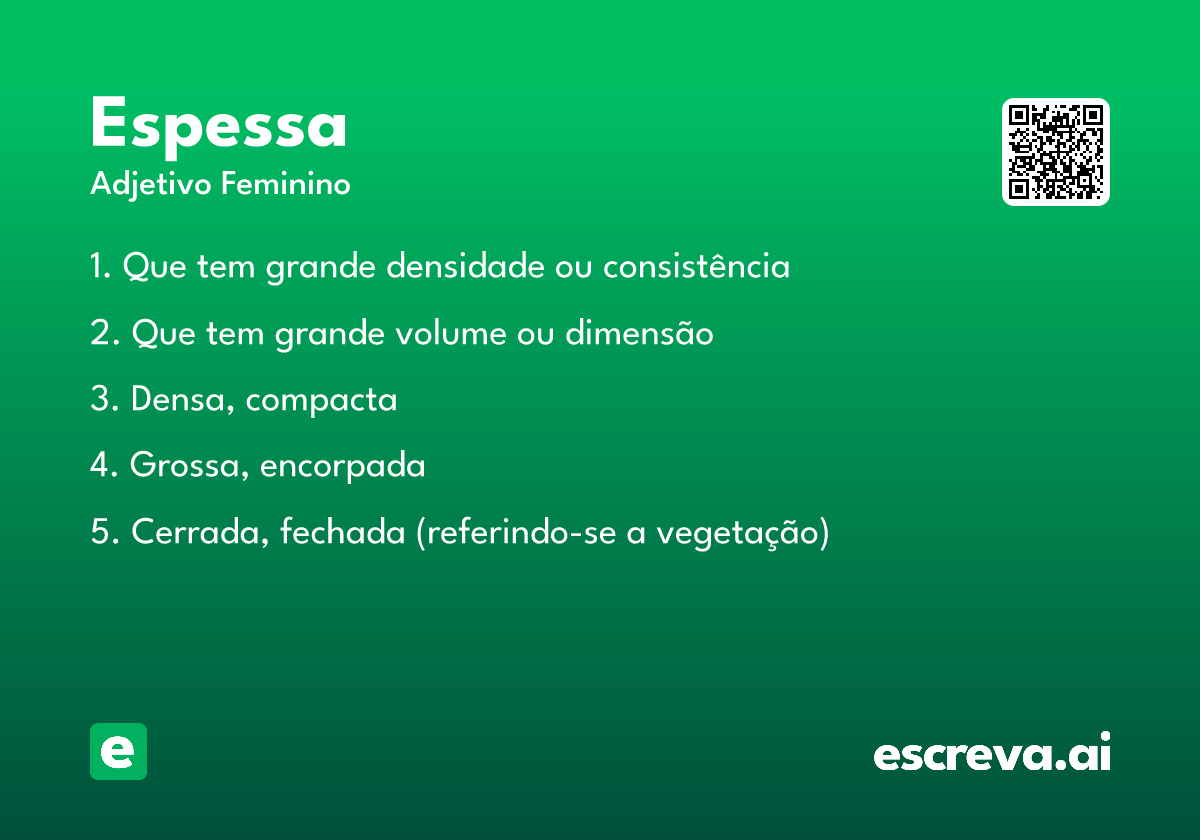 espessa