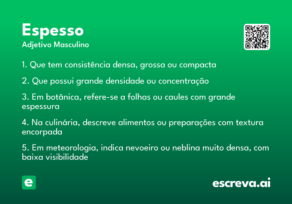 espesso