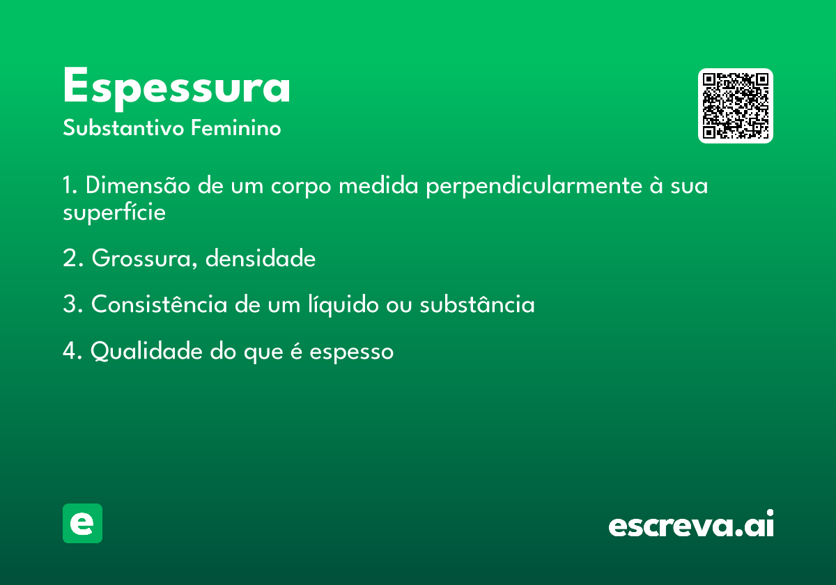 espessura