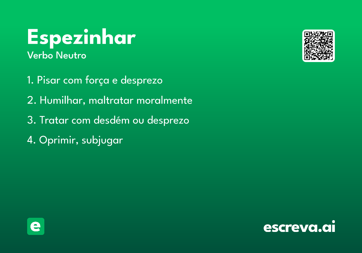 espezinhar
