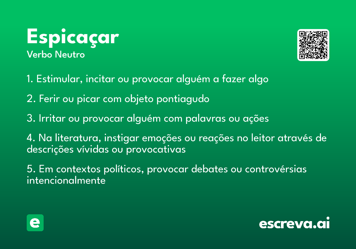 espicaçar