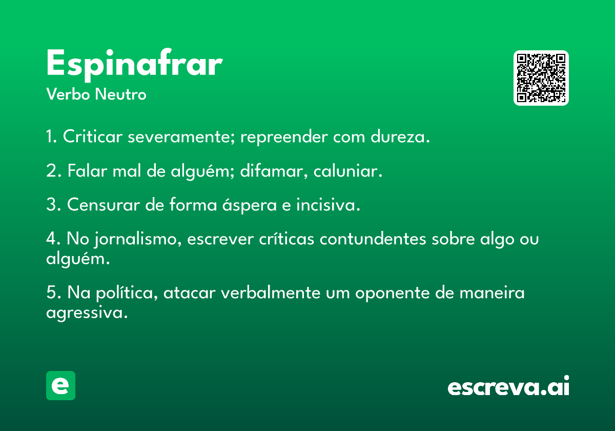 espinafrar