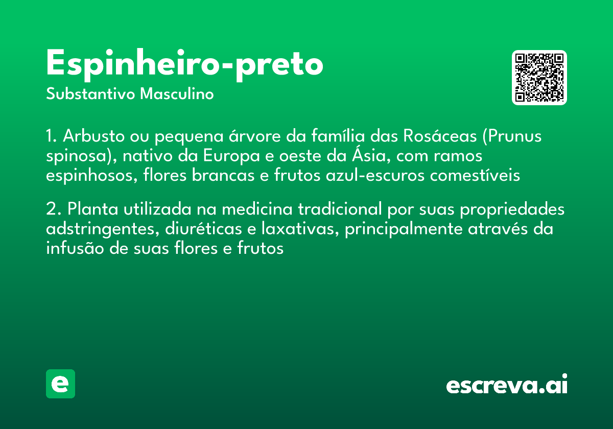 espinheiro-preto
