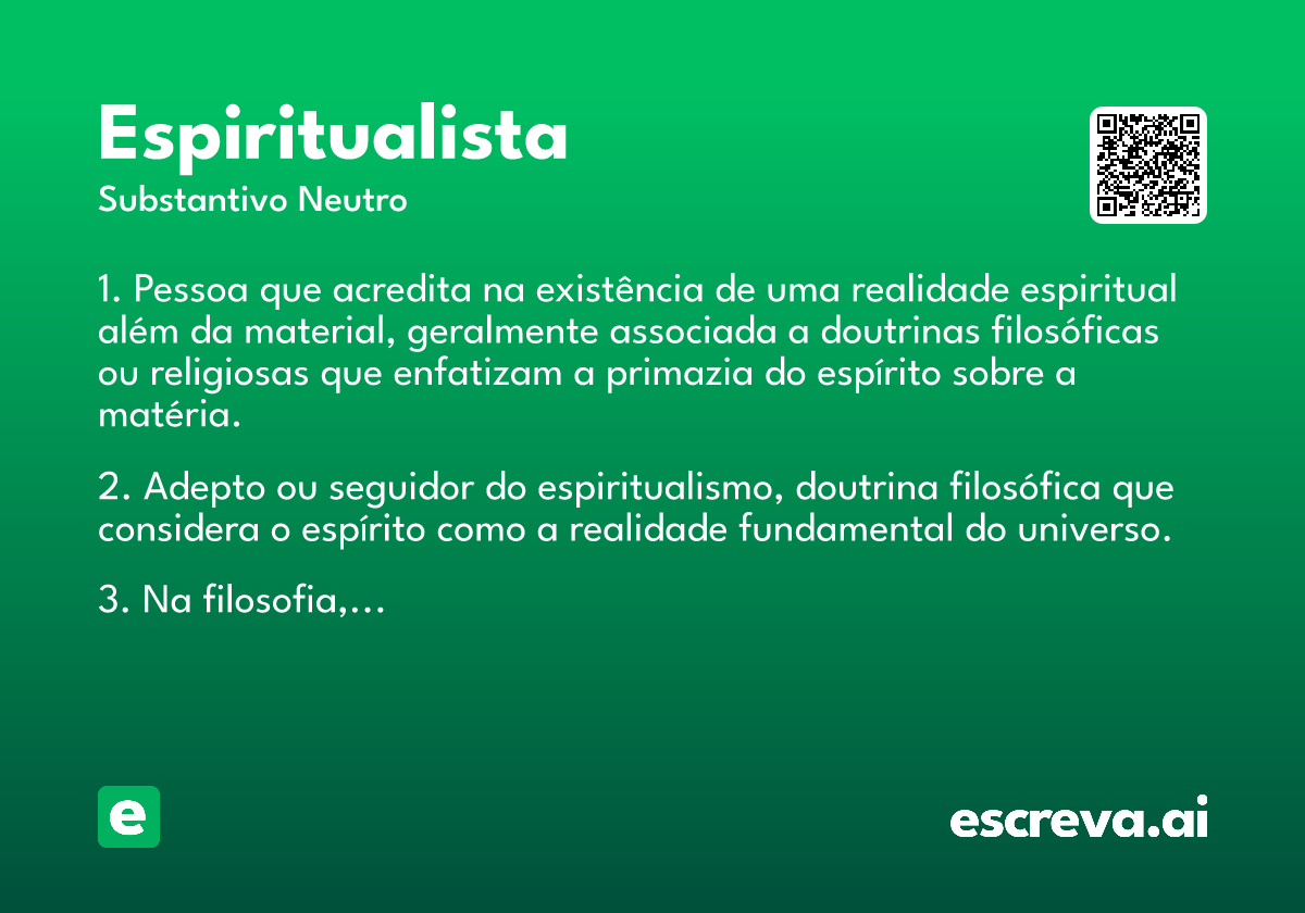espiritualista